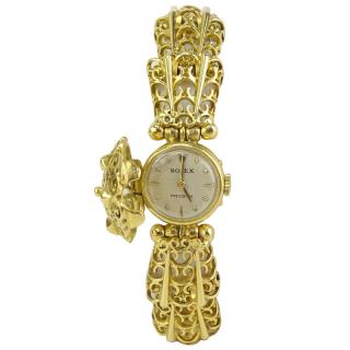 Appraisal: Lady's Vintage and Rare Rolex Precision Karat Yellow Gold Link