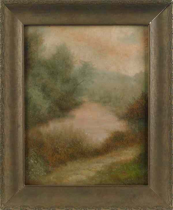 Appraisal: Ben Austrian American - oil on board landscape signed lower