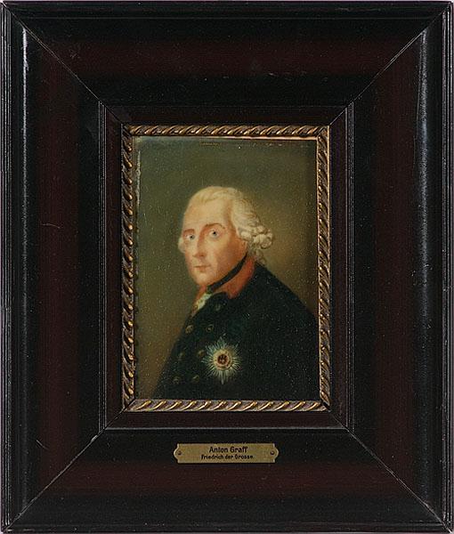 Appraisal: FREDRICH THE GREAT AFTER ANTON GRAFF GERMAN - Oil on