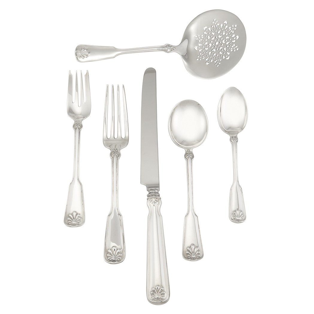 Appraisal: Tiffany Co Sterling Silver Flatware Service In the Shell and