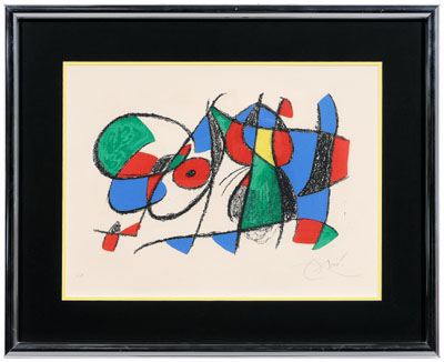 Appraisal: Joan Miro Spanish - Composition from Joan Mir Lithographe II