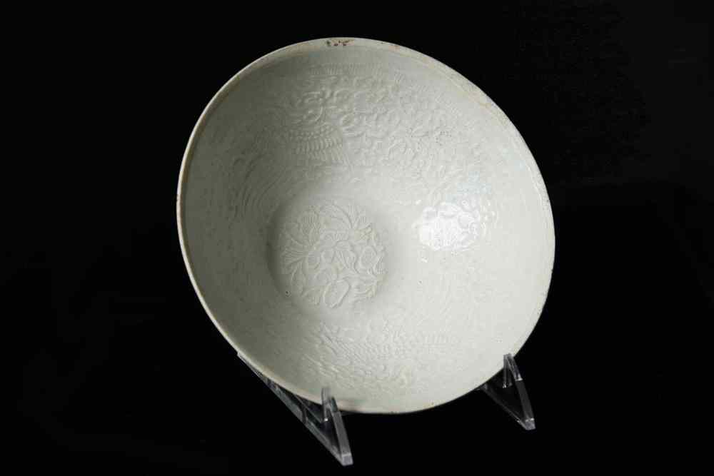 Appraisal: RARE CHINESE BOWL - Chinese Qingbai Yingqing porcelain bowl Southern