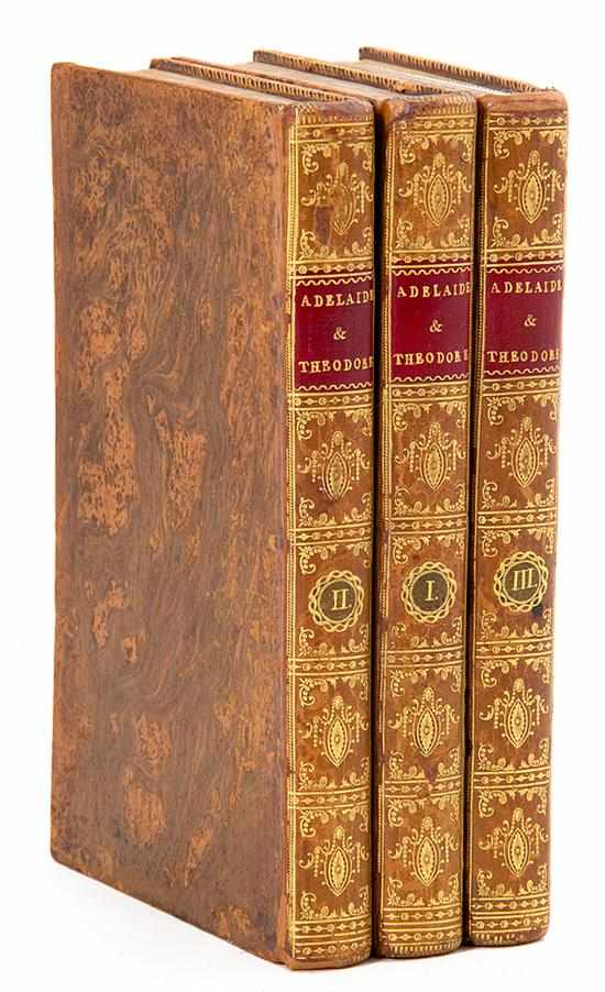 Appraisal: Rare leather-bound books Adelaide and Theodore De Genlis Madame La