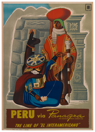 Appraisal: SPRINGETT DATES UNKNOWN PERU VIA PANAGRA THE LINE OF EL