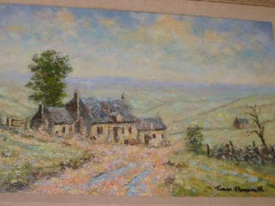 Appraisal: TREVOR SHOESMITH A Cottage in Wharfedale signed on board x