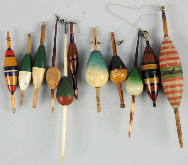 Appraisal: Lot of Fishing Bobbers Condition Excellent Size Largest - L