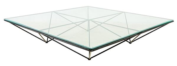 Appraisal: LARGE B B ITALIA COFFEE TABLE BY PAOLO PIVA conceptual