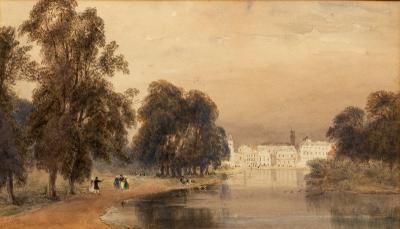 Appraisal: Joseph Murray Ince British - St James' Park watercolour cm