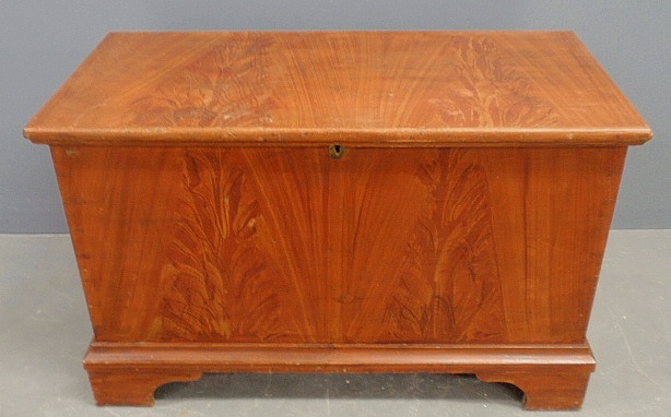 Appraisal: - Pennsylvania blanket chest c with original red flame grain