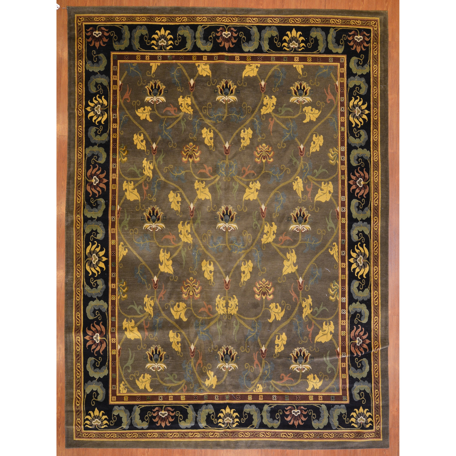 Appraisal: TIBETAN RUG NEPAL X Fourth quarter- th century hand-knotted wool