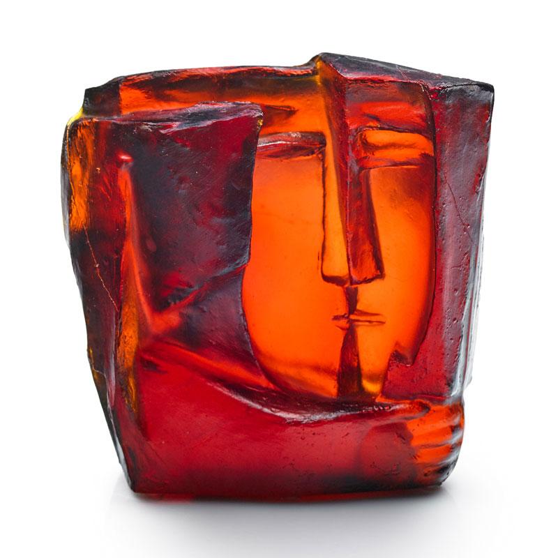 Appraisal: LIBENSKY BRYCHTOVA Glass sculpture The Kiss STANISLAV LIBENSKY - JAROSLAVA