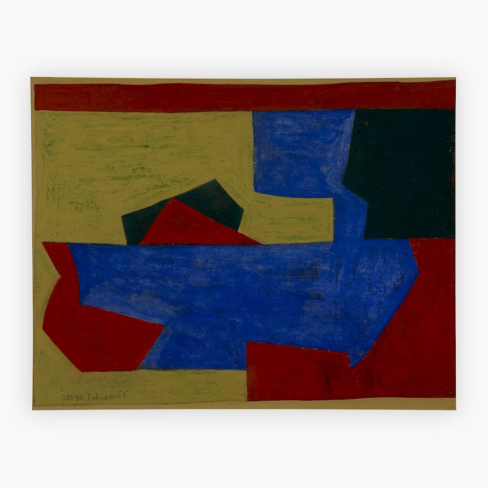 Appraisal: Serge Poliakoff - Composition No C Lot Serge Poliakoff French