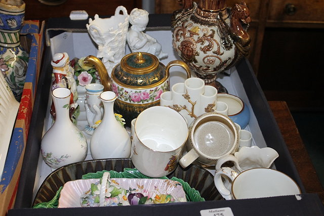 Appraisal: A COLLECTION OF CHINA to include Royal Worcester Majolica and