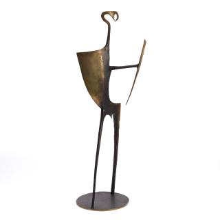 Appraisal: American Modern School bronze sculpture American Modern School bronze sculpture