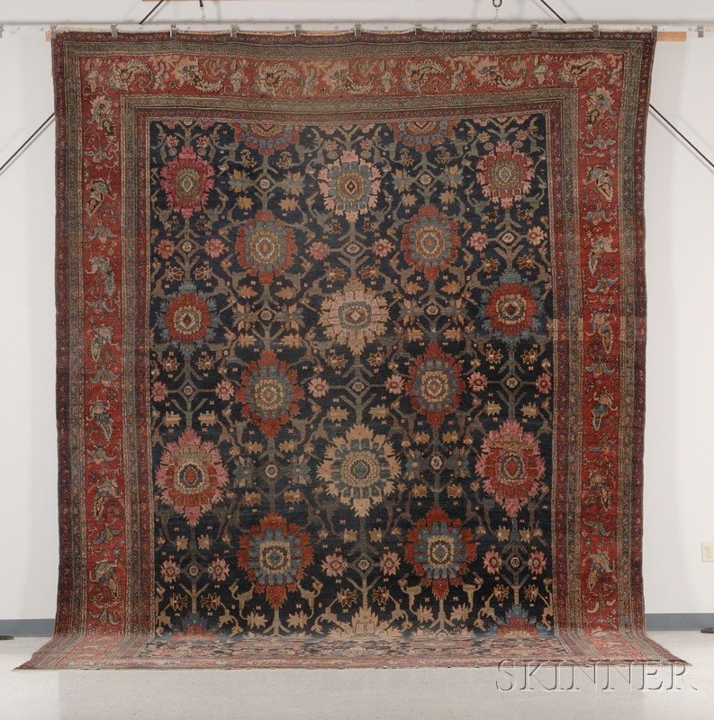 Appraisal: Northwest Persian Carpet early th century several very small spots