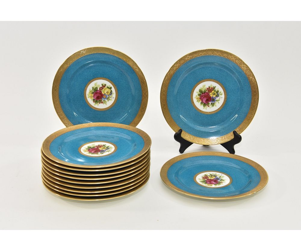 Appraisal: Set of Twelve French Service Plates Set of twelve French