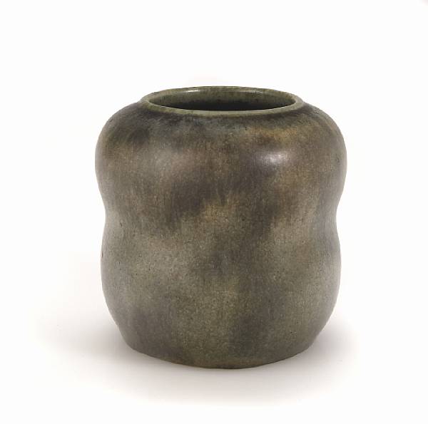 Appraisal: Patrick Nordstr m Danish - vase circa stoneware with glazed