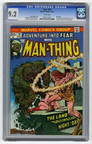 Appraisal: Fear CGC Marvel Comics Steven Gerber story with Val Mayerik