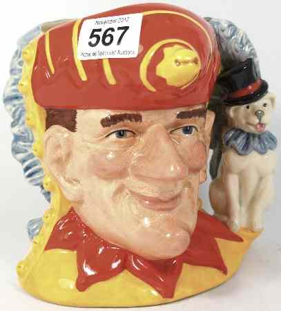 Appraisal: Royal Doulton Double Sided Large Character Jug Punch and Judy