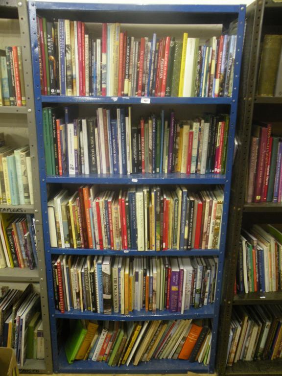 Appraisal: A quantity of mainly hardback topographical books - shelves