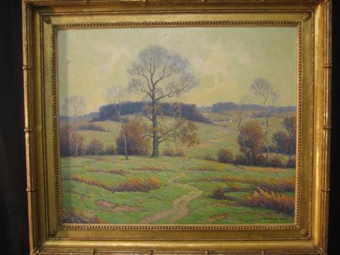 Appraisal: BENSON BOND MOORE AMERICAN - LANDSCAPE Oil on canvas x