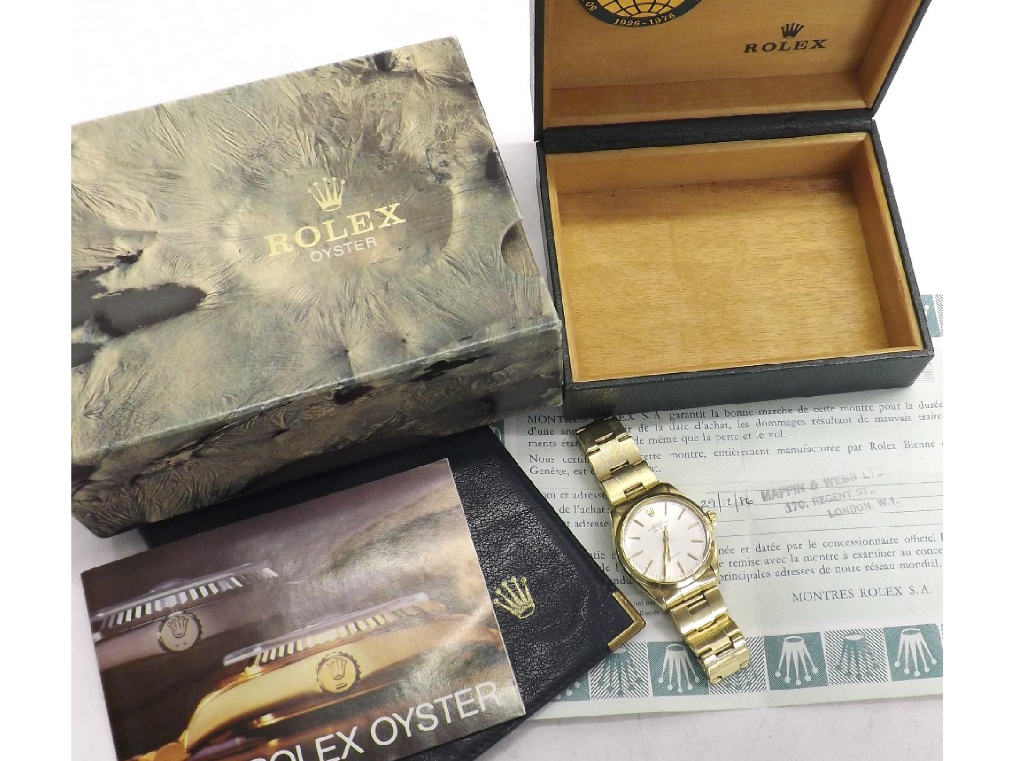 Appraisal: Rolex Oyster Perpetual Air King Precision k gentleman's bracelet watch