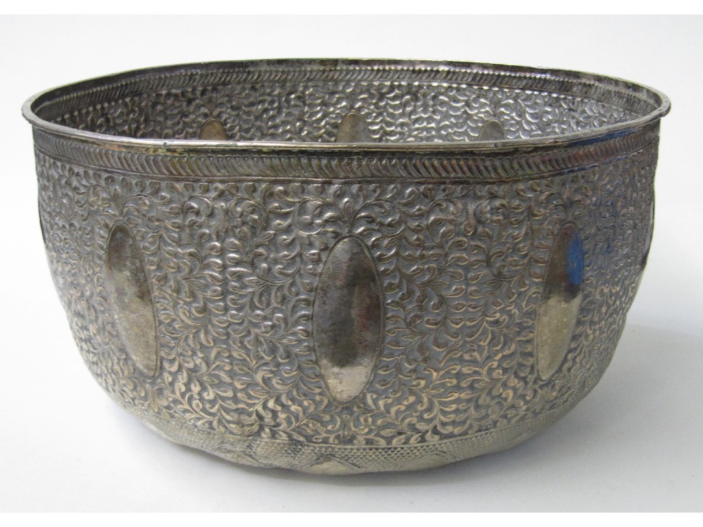 Appraisal: Eastern white metal bowl