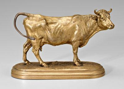 Appraisal: Isidore Bonheur bronze Isidore Jules Bonheur French - Vache tete