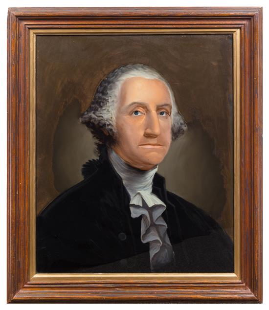 Appraisal: Sale Lot PRESIDENTS WASHINGTON GEORGE AFTER GILBERT STUART Portrait of