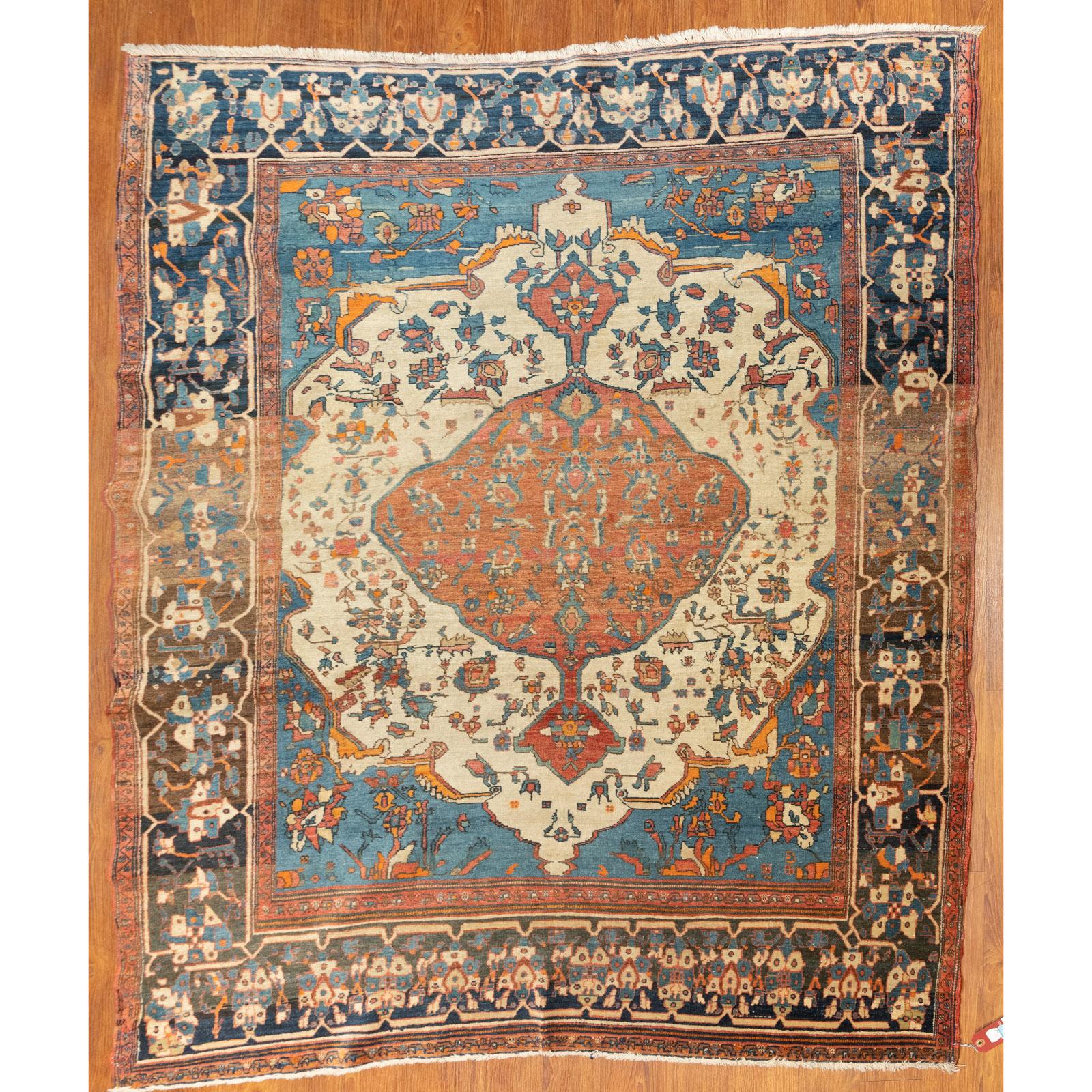 Appraisal: ANTIQUE FERAGHAN SAROUK RUG PERSIA X First quarter- th century