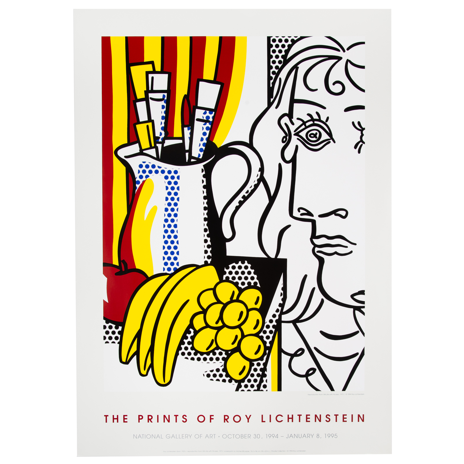 Appraisal: ROY LICHTENSTEIN STILL LIFE WITH PICASSO American - Serigraph on