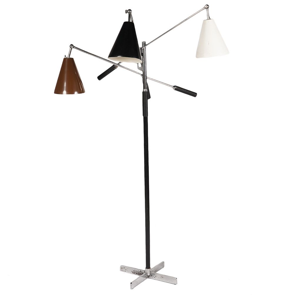 Appraisal: Gino Sarfatti Arteluce Triennale Floor Lamp Gino Sarfatti Arteluce Triennale