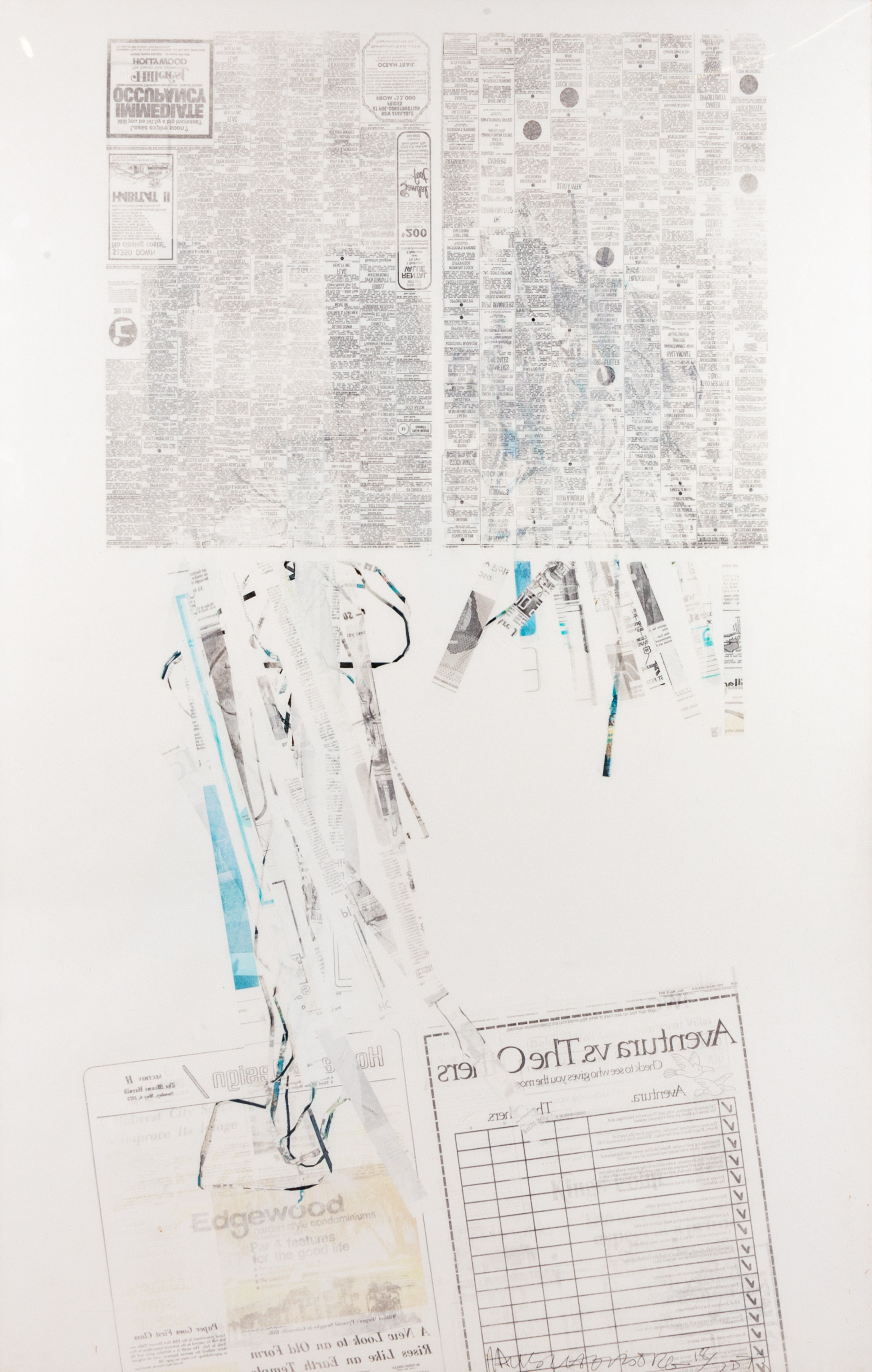 Appraisal: ROBERT RAUSCHENBERG AMERICAN - CROPS SERIES Silkscreened gesso and solvent