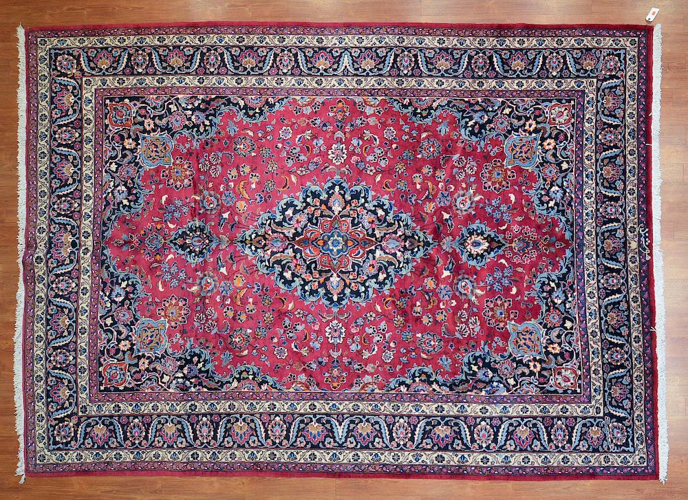 Appraisal: Persian Meshed rug approx x Iran circa Condition Excellent condition