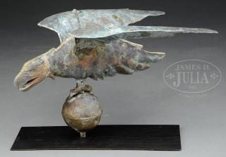 Appraisal: SMALL EAGLE WEATHERVANE SMALL EAGLE WEATHERVANE Last quarter th century