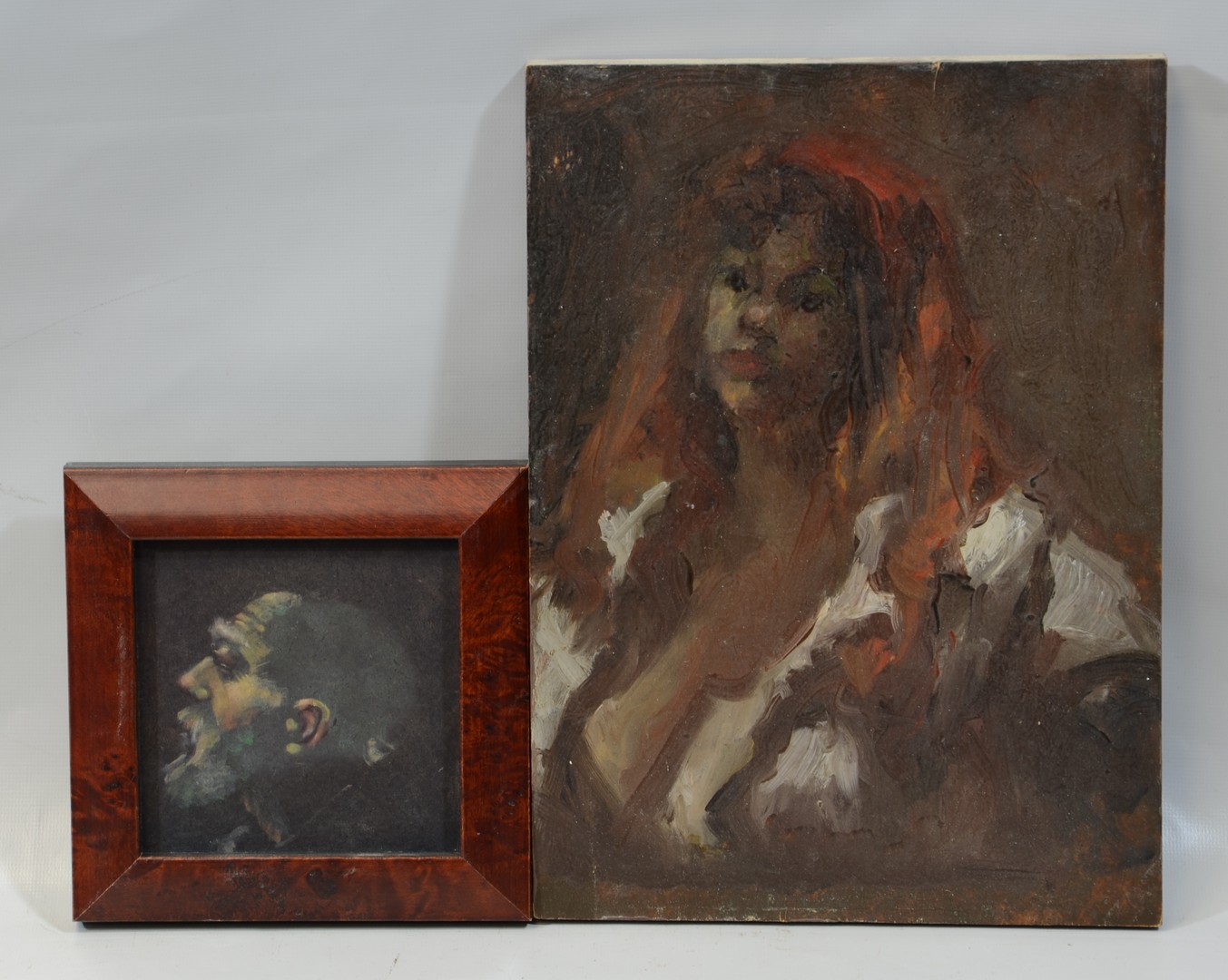 Appraisal: Dorothy Woerth American PA b oil on board Spanish Nude