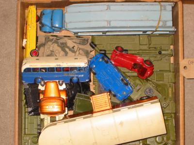 Appraisal: Twelve Dinky army and other vehicles and two Corgi vehicles