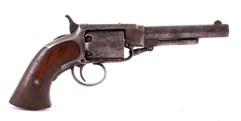 Appraisal: Charles Warner Windsor Locks Percussion Pistol Offered in this lot