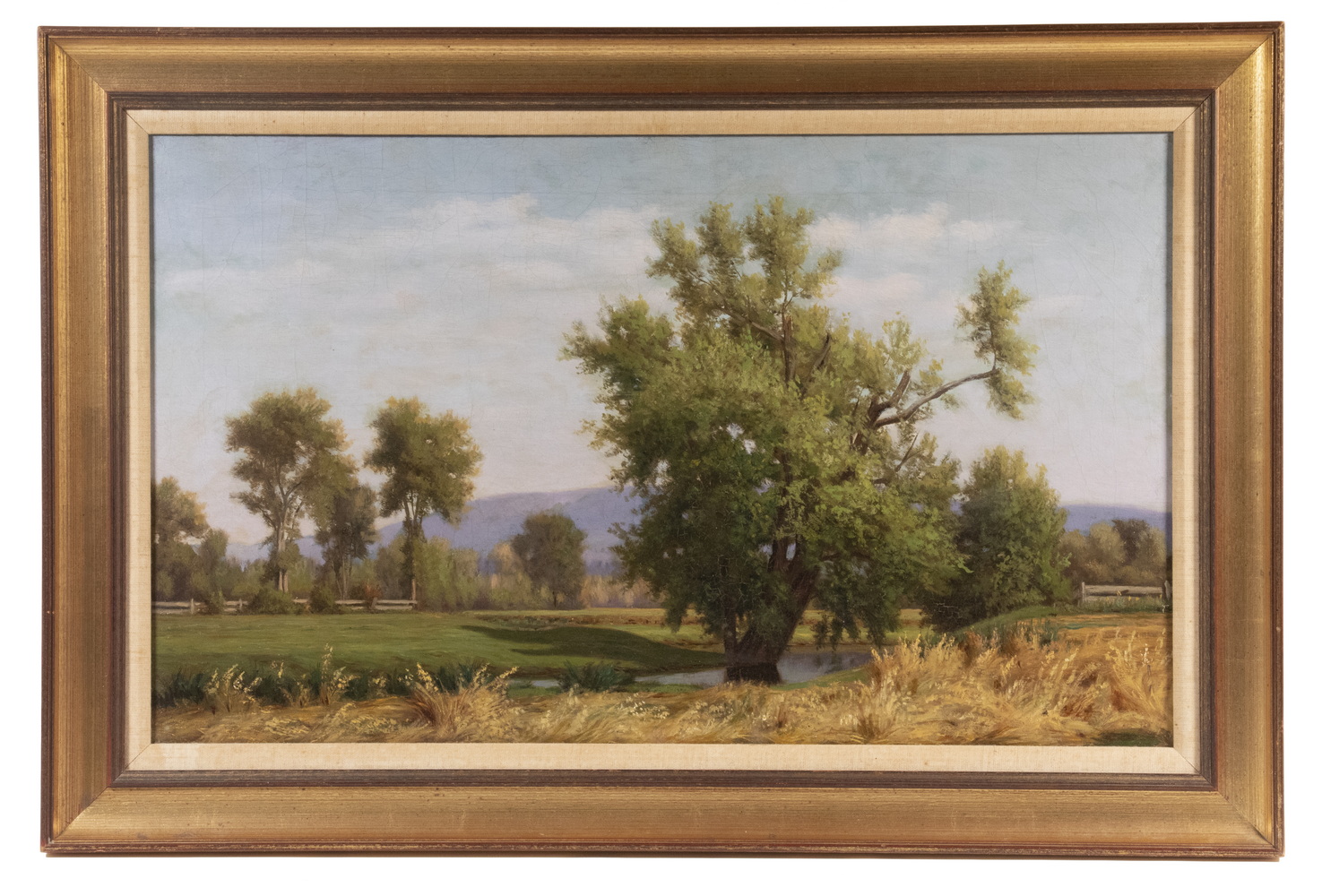 Appraisal: ATTRIBUTED TO ALFRED ORDWAY MA NH - Meadow Brook oil