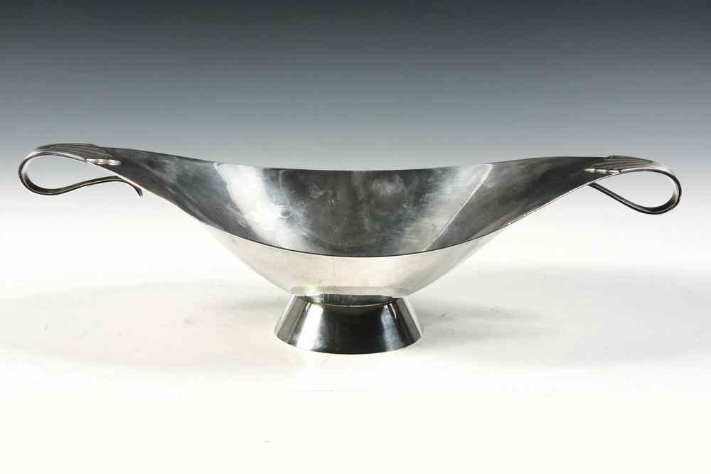 Appraisal: TIFFANY STERLING CENTER BOWL - Art Deco Period Tiffany Sterling