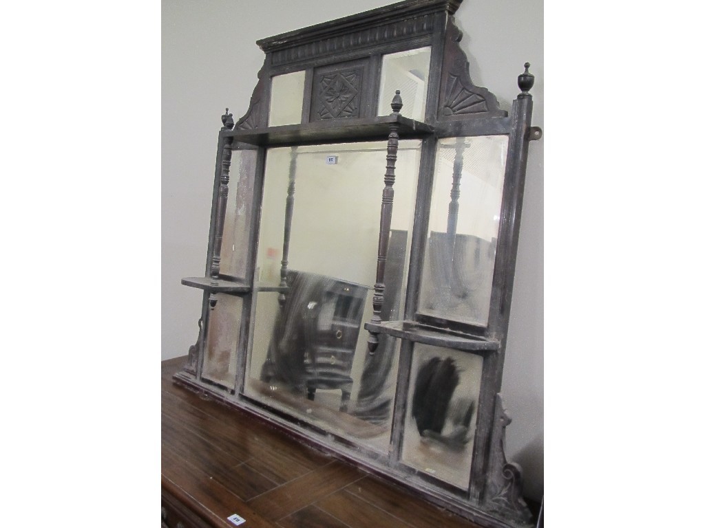 Appraisal: Victorian overmantle mirror