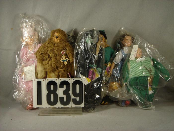 Appraisal: Lot of Wizard of Oz related dolls all Hamilton Gifts