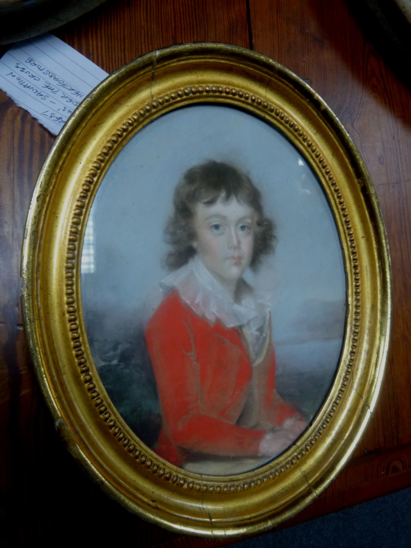 Appraisal: School of John Downman Portrait of a Young Boy member