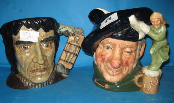 Appraisal: Royal Doulton Large Character Jugs Frankensteins Monster D with certificate