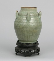 Appraisal: Sung Dynasty Lung Chuan Kiln Celadon Funerary Jar ca th