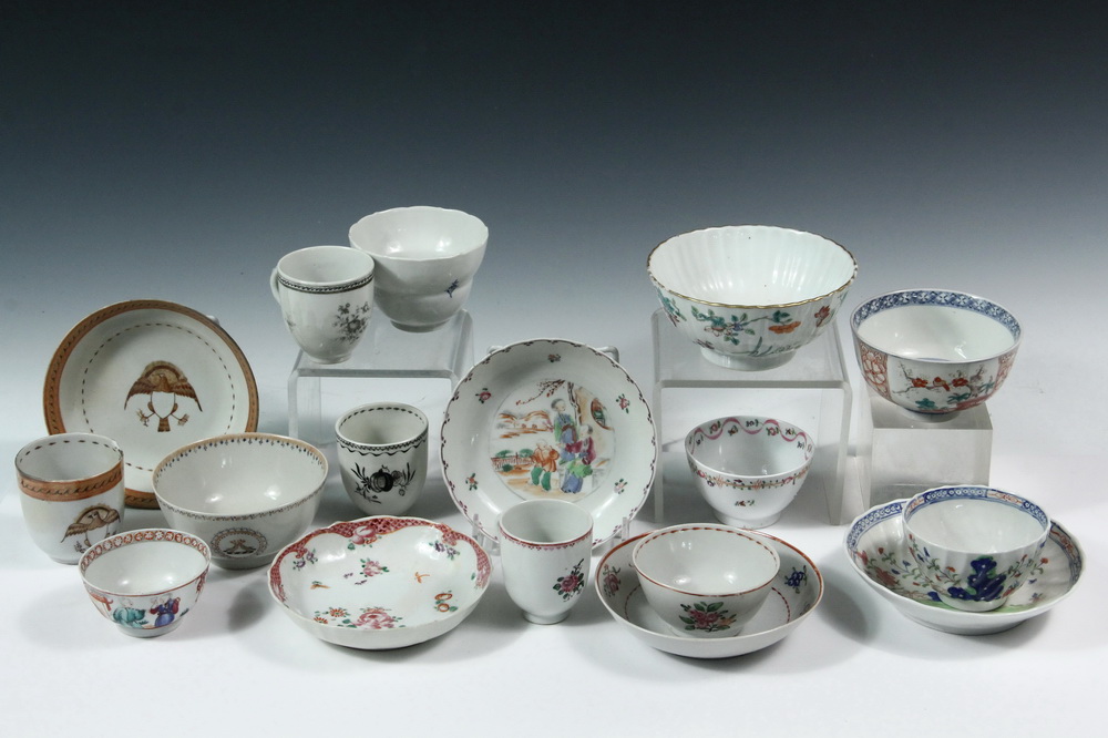 Appraisal: PCS CHINESE EXPORT PORCELAIN - All late th to early