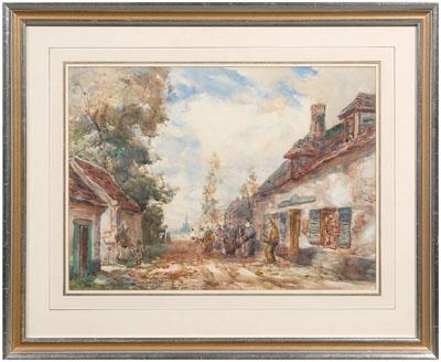 Appraisal: Thomas W Morley watercolor Thomas William Morley British - The