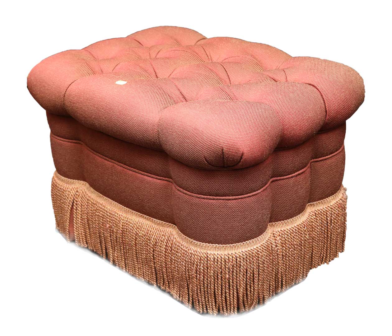 Appraisal: Upholstered ottoman