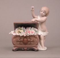 Appraisal: Lladro Petals of Hope Hand painted porcelain figurine Retired model