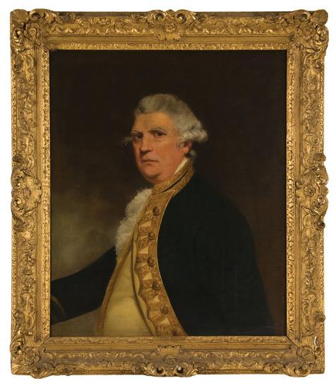 Appraisal: Sir Joshua Reynolds - Portrait of Admiral Viscount Keppel in